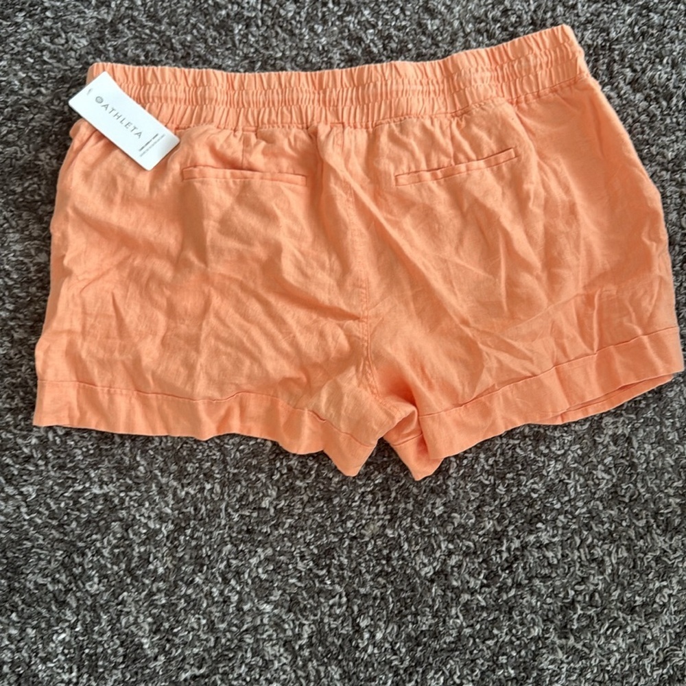 Athleta Cabo Linen 4” Cargo Shorts - Picture 4 of 6